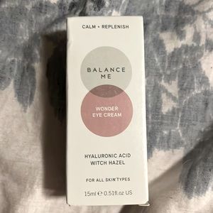 Balance Me Wonder Eye Cream 15 ml Calm Replenish Cooling Gel Illuminates NIB